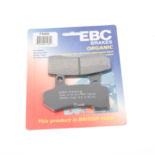 EBC  Organic Brake Pad Organic - Front Right, Front left, Rear Right - 007037
