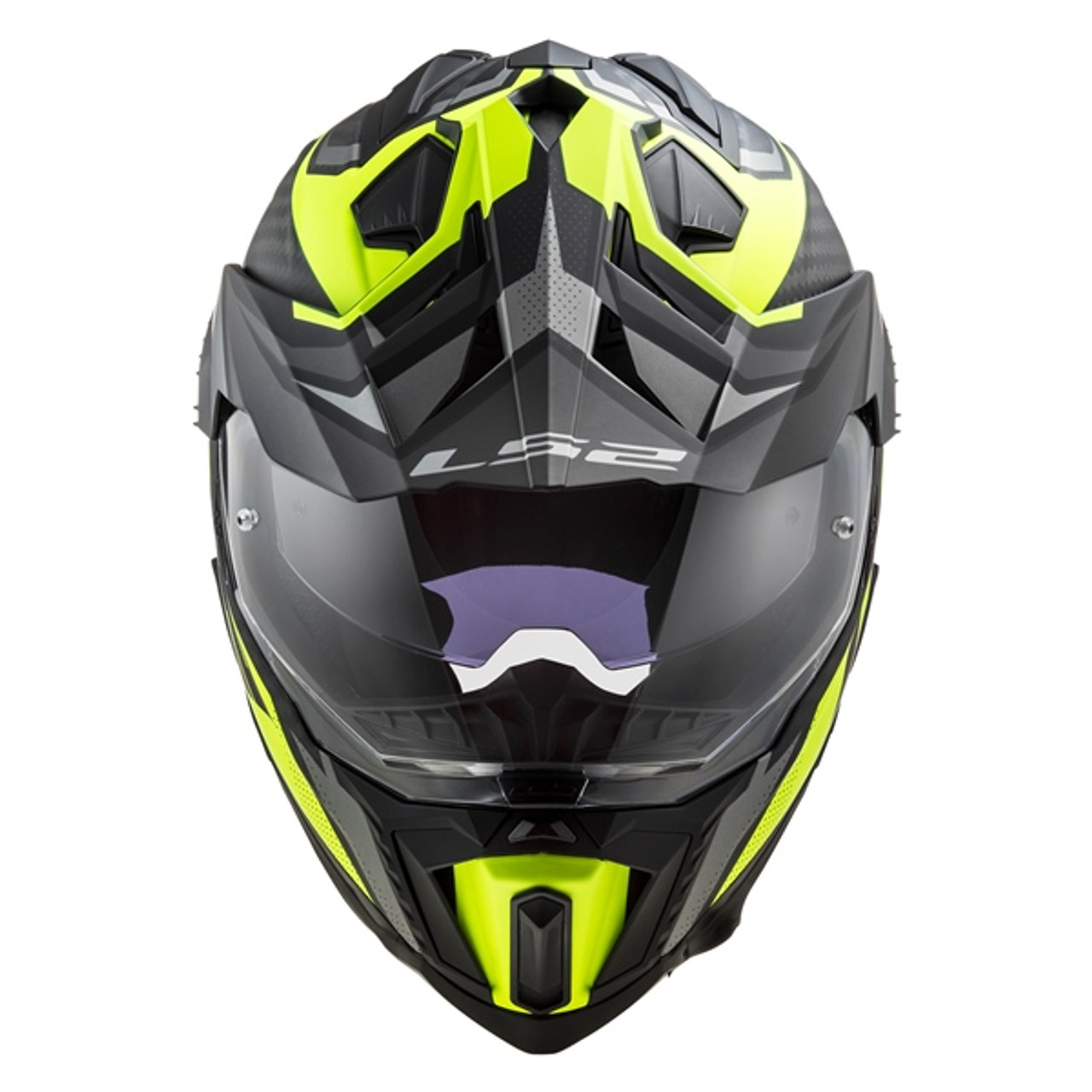 LS2 Explorer Carbon Off-Road Helmet Focus - Without Goggle - L - 397384