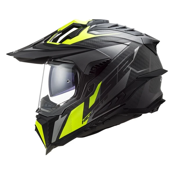LS2 Explorer Carbon Off-Road Helmet Focus - Without Goggle - L - 397384