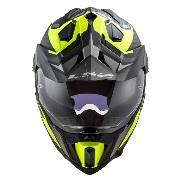 LS2 Explorer Carbon Off-Road Helmet Focus - Without Goggle - L - 397384