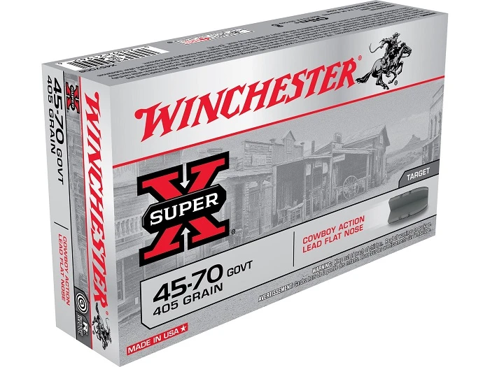 Winchester Super X Cowboy 45-70 Gov't, 405gr LFN, Box of 20