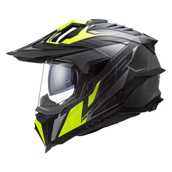 LS2 Explorer Carbon Off-Road Helmet Focus - Without Goggle - 2XL - 397386