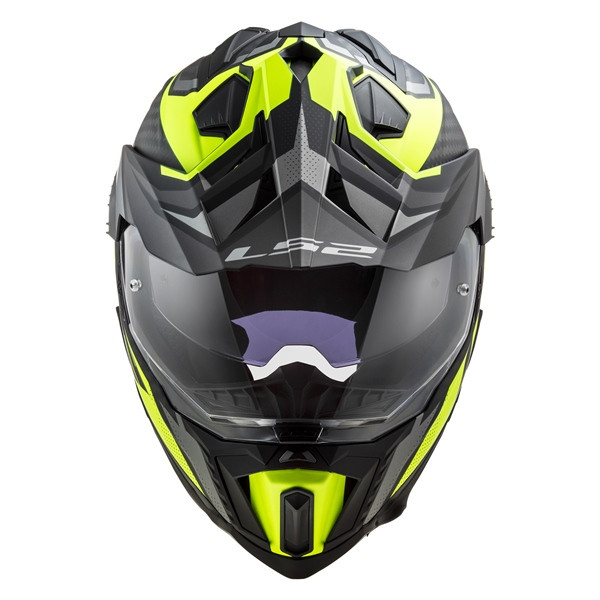 LS2 Explorer Carbon Off-Road Helmet Focus - Without Goggle - 2XL - 397386