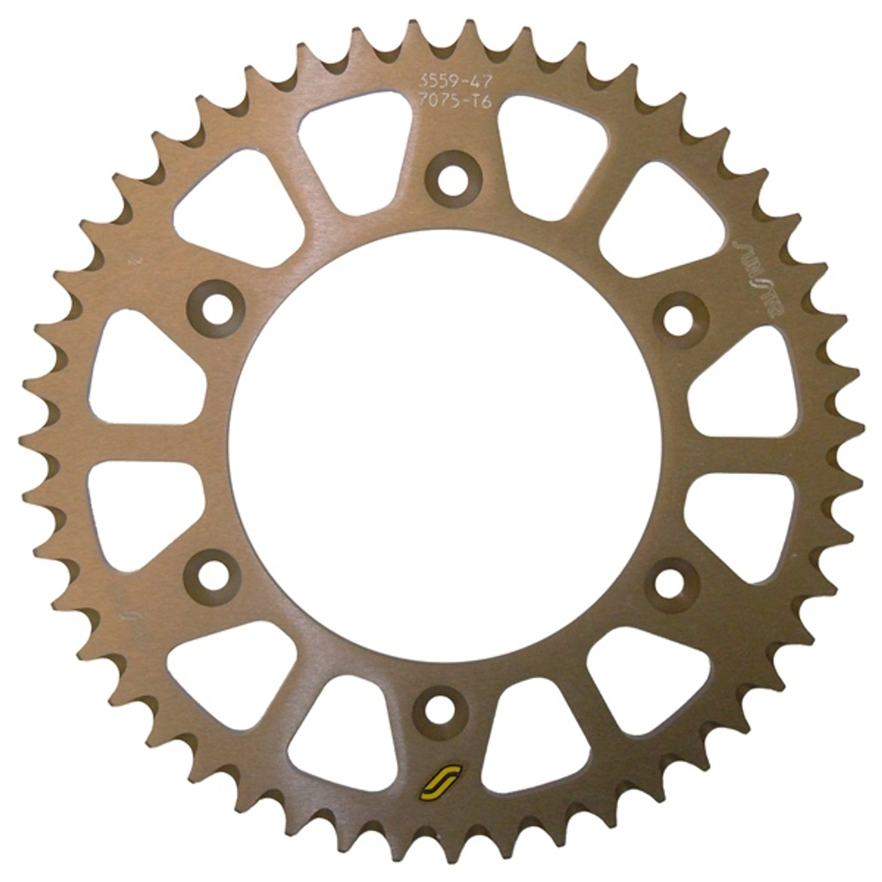 Sunstar Aluminum Rear Sprocket 520 - Fits Honda - Rear - 460753