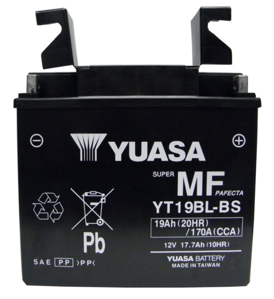 Yuasa Battery Maintenance Free AGM YT19BL-BS - 010004