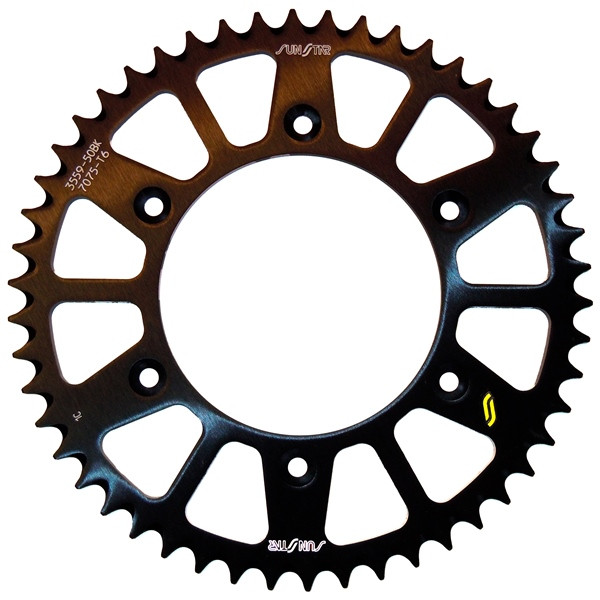 Sunstar Aluminum Rear Sprocket 520 - Fits Honda - Rear - 460761