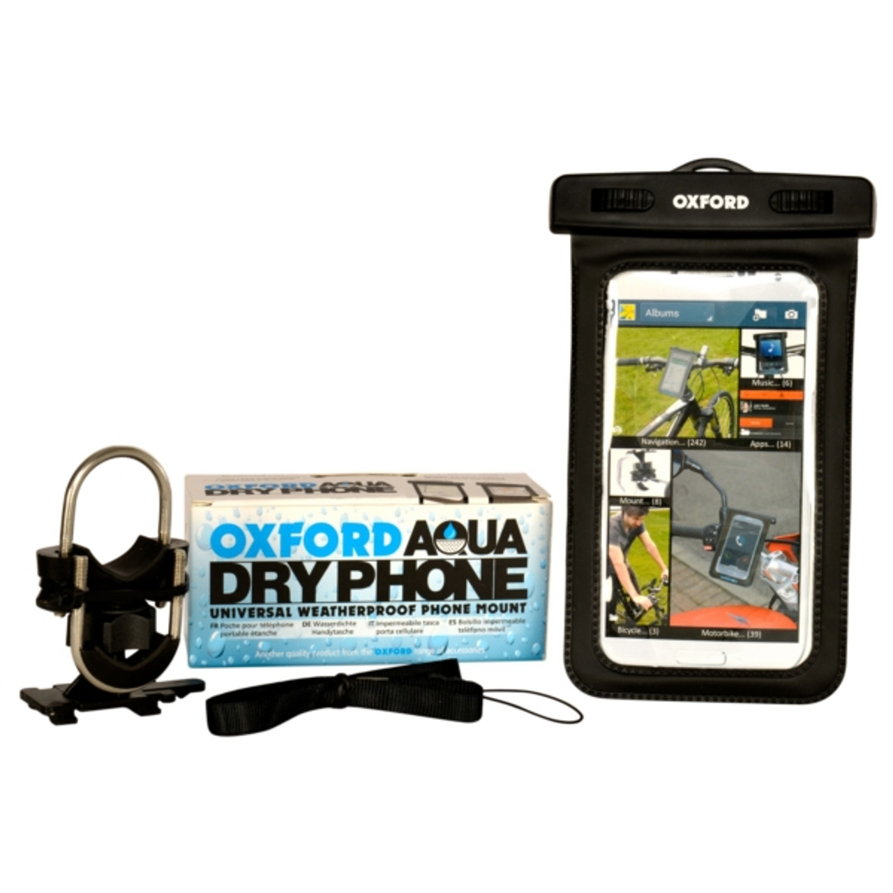 Oxford Products Aqua Dryphone Universal Weatherproof Phone Mount - 370108