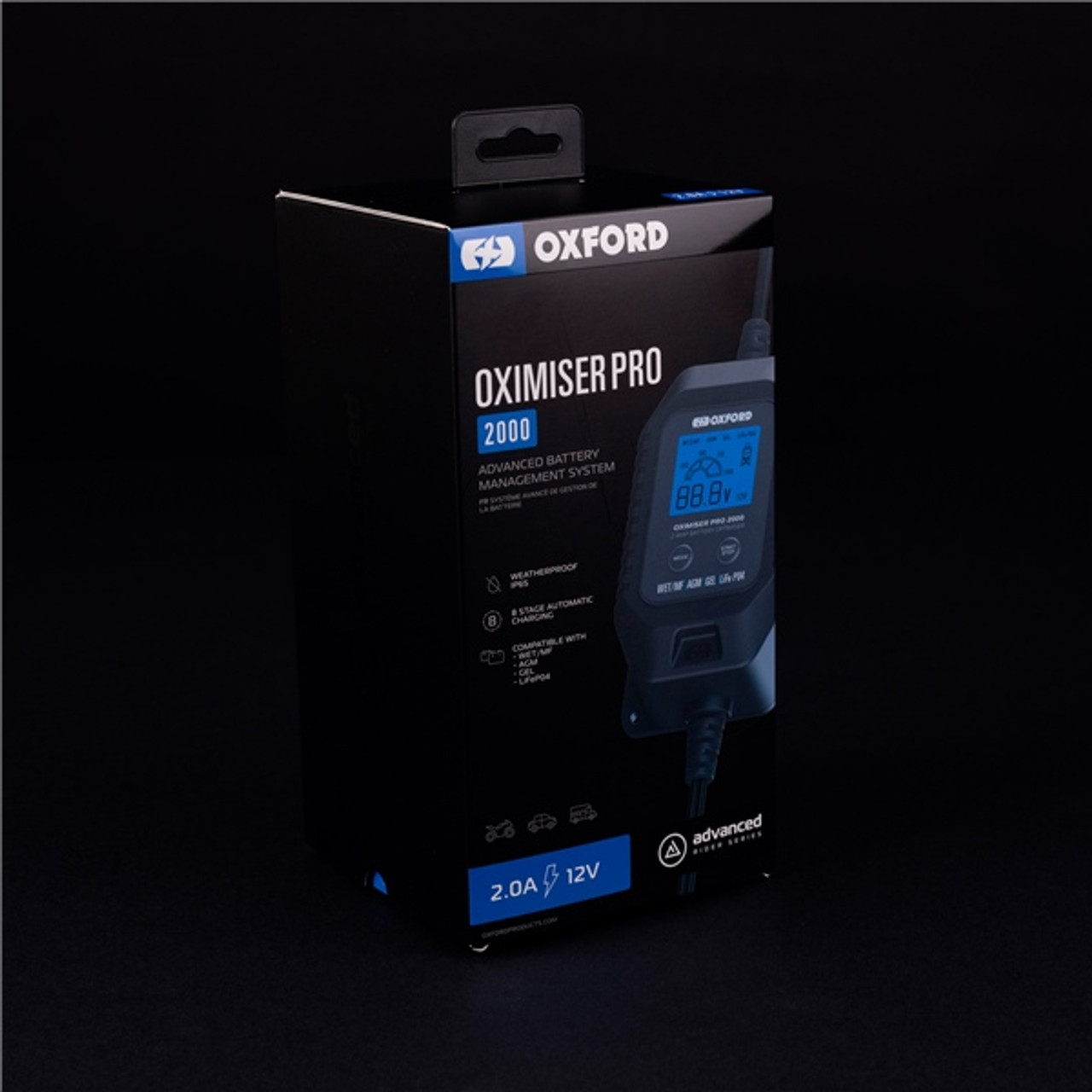 Oxford Products Oximiser Pro 2000 Battery Charger Oximiser Pro 2000 - 470339 - 470339
