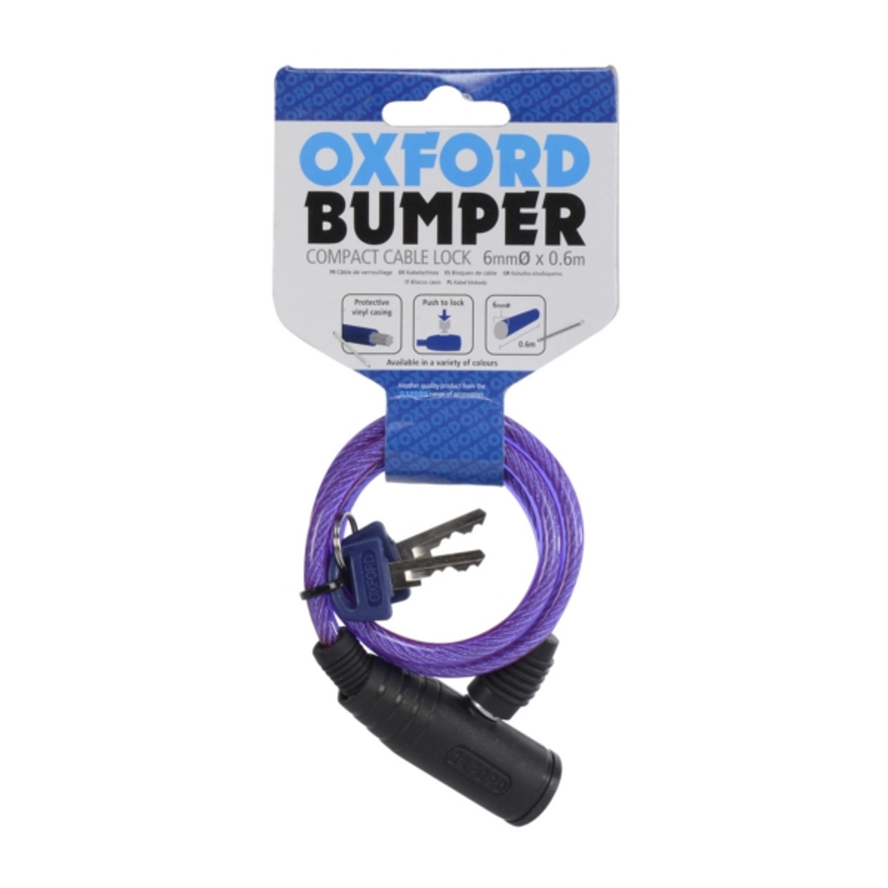 Oxford Products Bumper Cable Lock - 370220