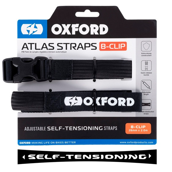 Oxford Products Atlas B-Clip Straps 1.2 m - 470349