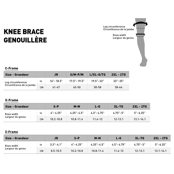 LEATT Z-Frame Knee Brace Men, Women - S - 410622