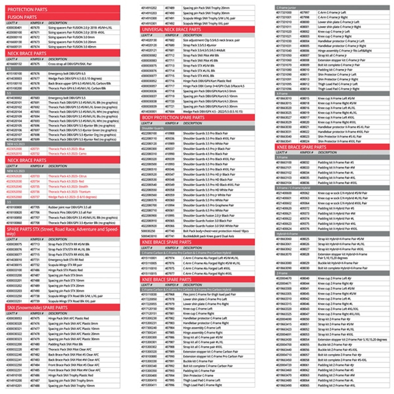 LEATT Dual Axis Knee & Shin Guard Men, Women - 2XL - 410754