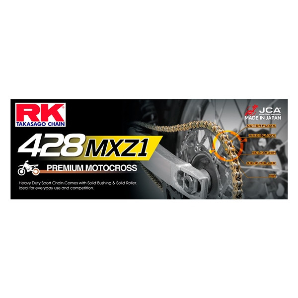 RK EXCEL Chain - 428MXZ1 HD Chain - 423502