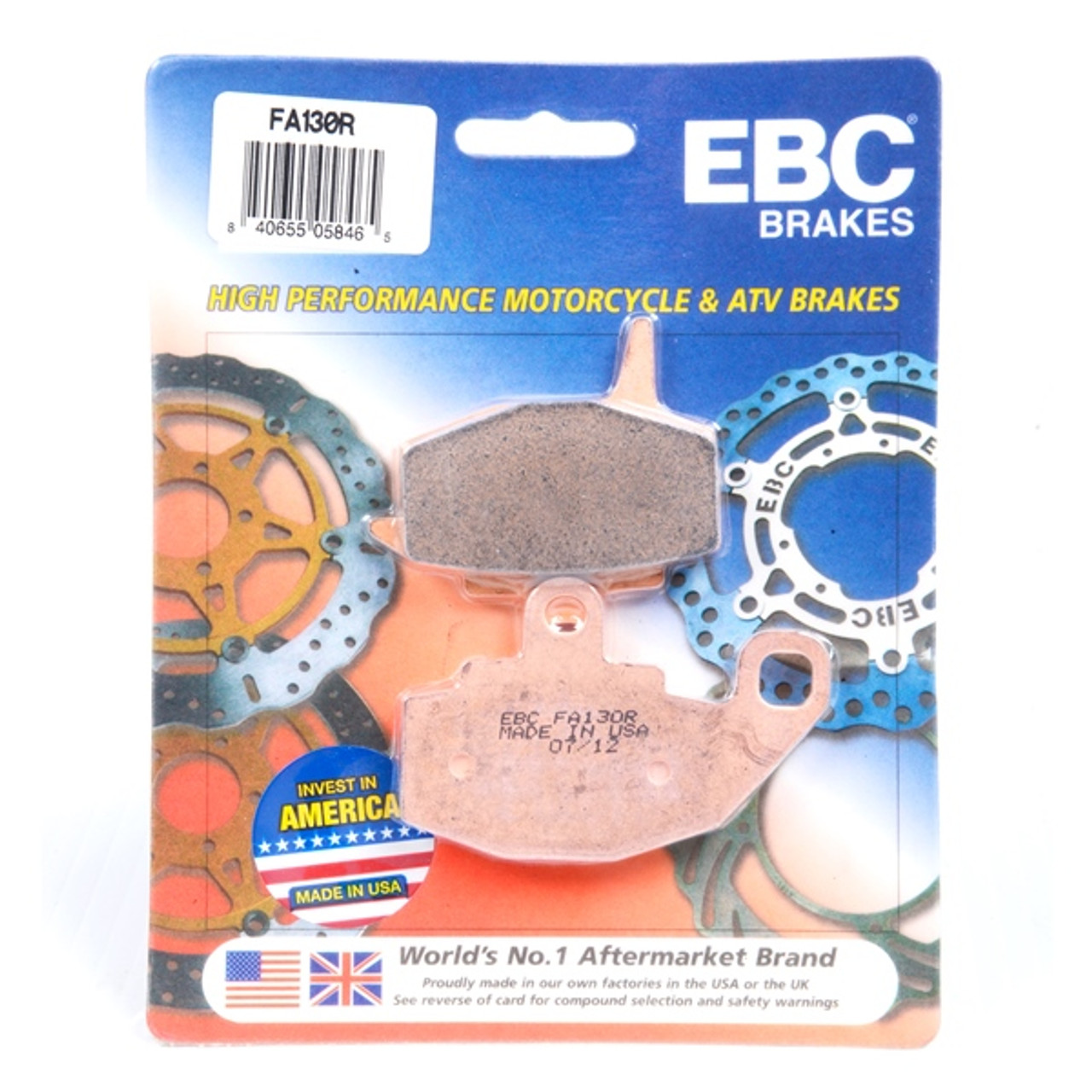EBC  “R“ Long Life Sintered Brake Pad Sintered metal - Front - 007294