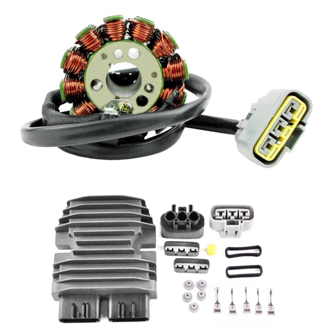Kimpex HD Generator Stator & Mosfet Voltage Regulator Kit Fits Yamaha - 345089 - 345089