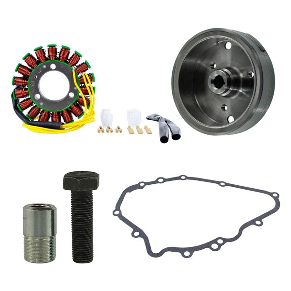 Kimpex HD Flywheel, Flywheel Puller, Gasket & Generator Stator Kit 345093 - 345093