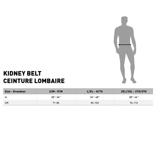 LEATT Kidney Belt 3DF Men, Women - S/M - 407395
