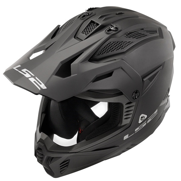 LS2 Gate II Off-road Helmet Solid - Without Goggle - 3XL - 424007