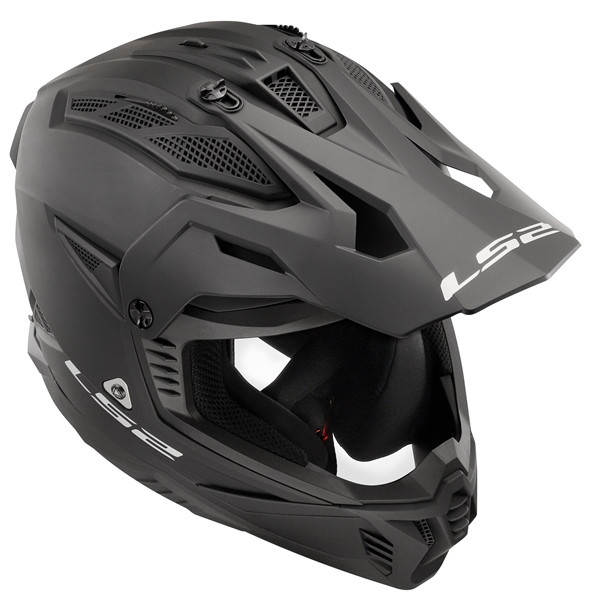 LS2 Gate II Off-road Helmet Solid - Without Goggle - 3XL - 424007