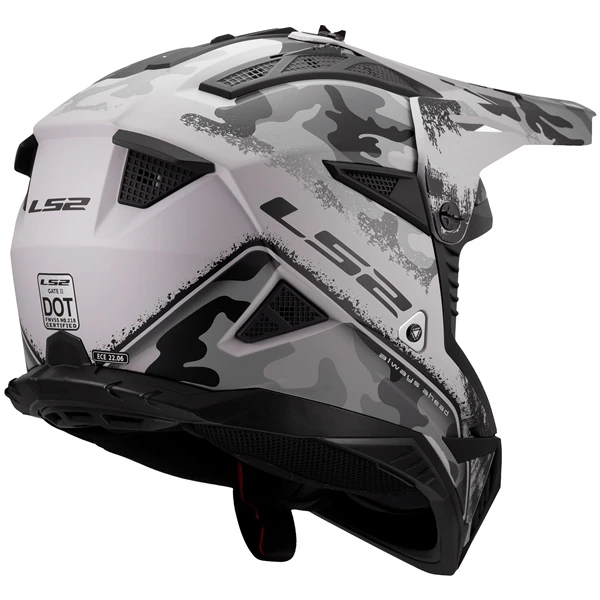LS2 Gate II Off-road Helmet Carbine - Without Goggle - XS - 424021