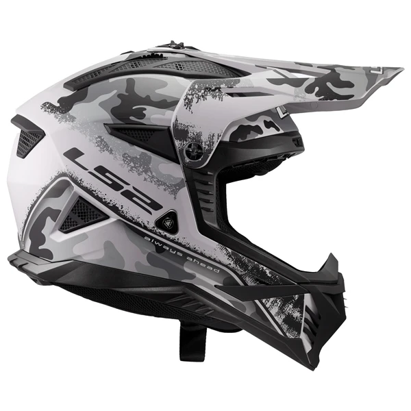 LS2 Gate II Off-road Helmet Carbine - Without Goggle - XS - 424021
