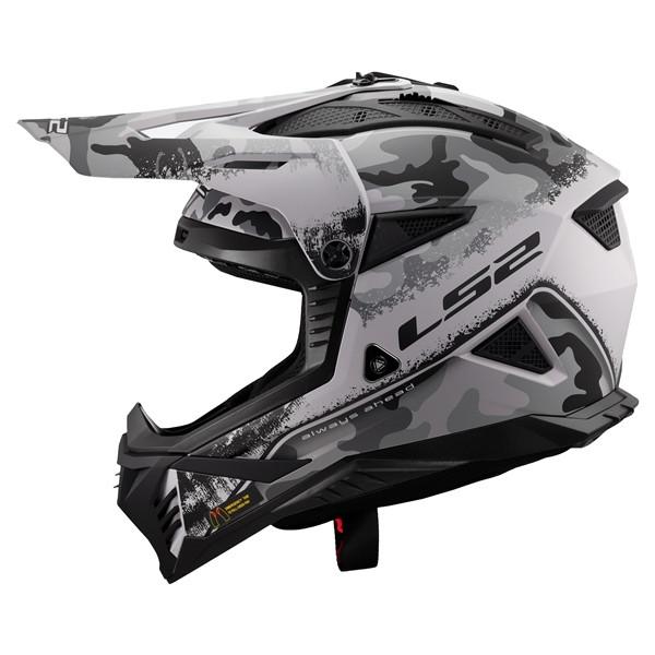 LS2 Gate II Off-road Helmet Carbine - Without Goggle - S - 424022