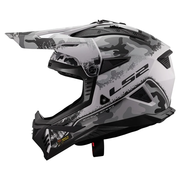 LS2 Gate II Off-road Helmet Carbine - Without Goggle - S - 424022