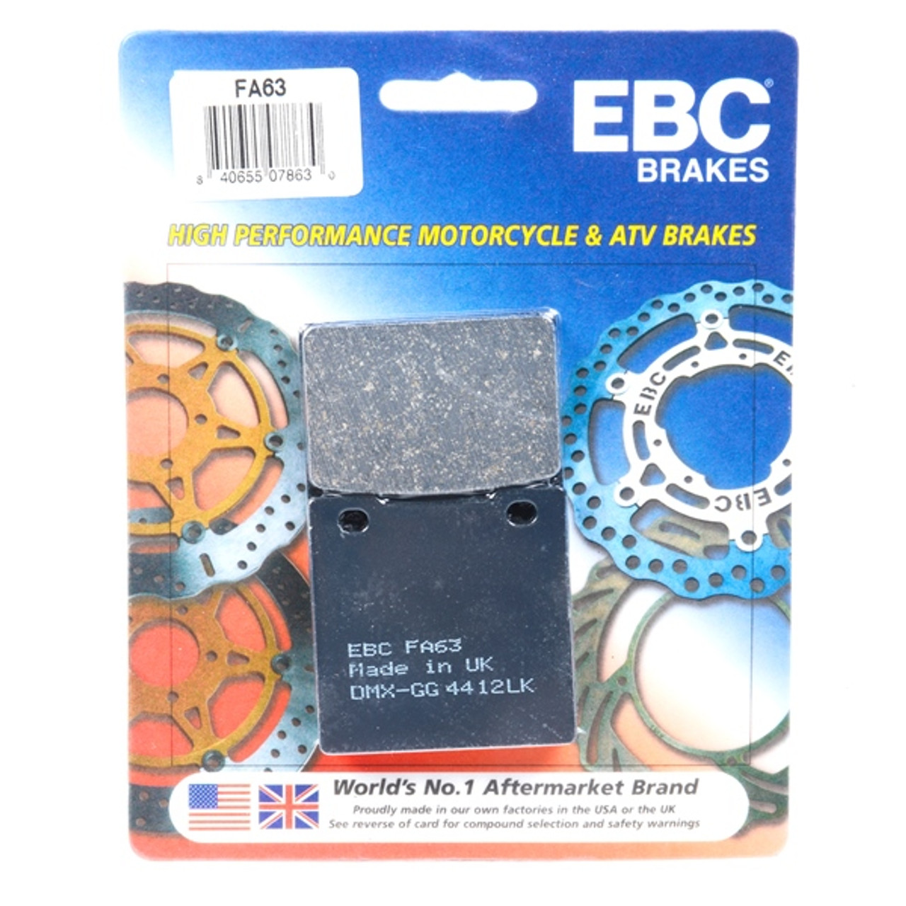 EBC  Organic Brake Pad Organic - Rear - 007333