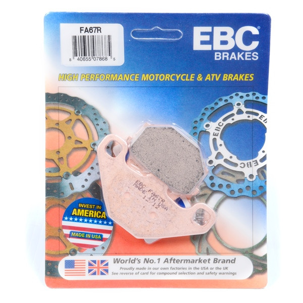 EBC  “R“ Long Life Sintered Brake Pad Sintered metal - Front Right, Front left, Rear Right, Rear left - 007338