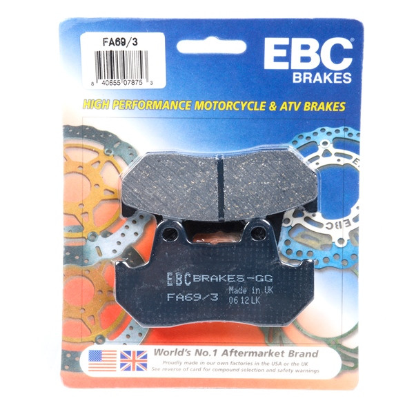 EBC  Organic Brake Pad Organic - Front Right, Front left, Rear left - 007342