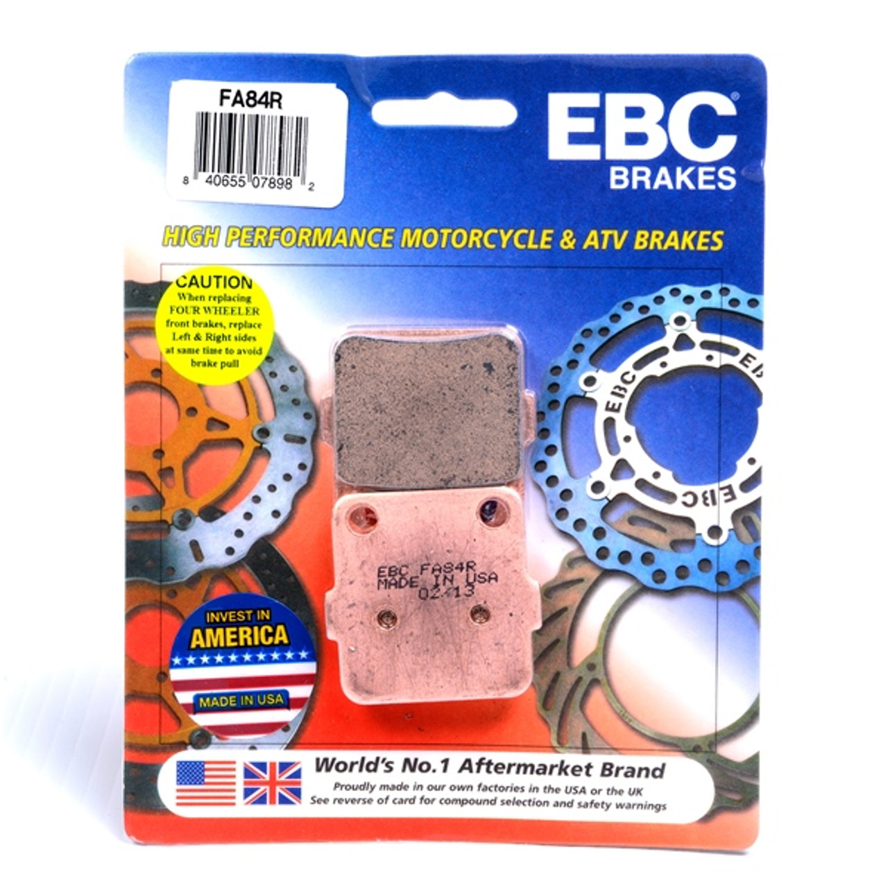 EBC  “R“ Long Life Sintered Brake Pad Sintered metal - Front/Rear - 007358