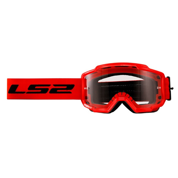 LS2 Charger Goggle Black, Red - 397730