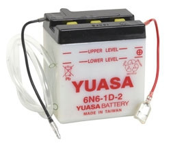 Yuasa Battery Conventional 6N6-1D-2 - 010125