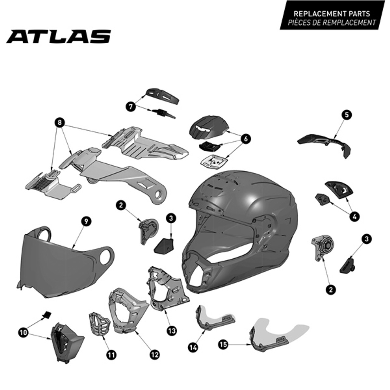CKX Atlas Helmet Solid - L - 514814