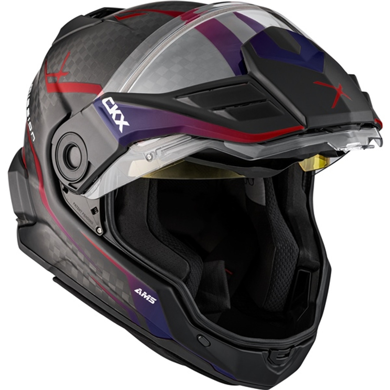 CKX Mission Free-Face Helmet - Carbon Fury - 2XL - 516986