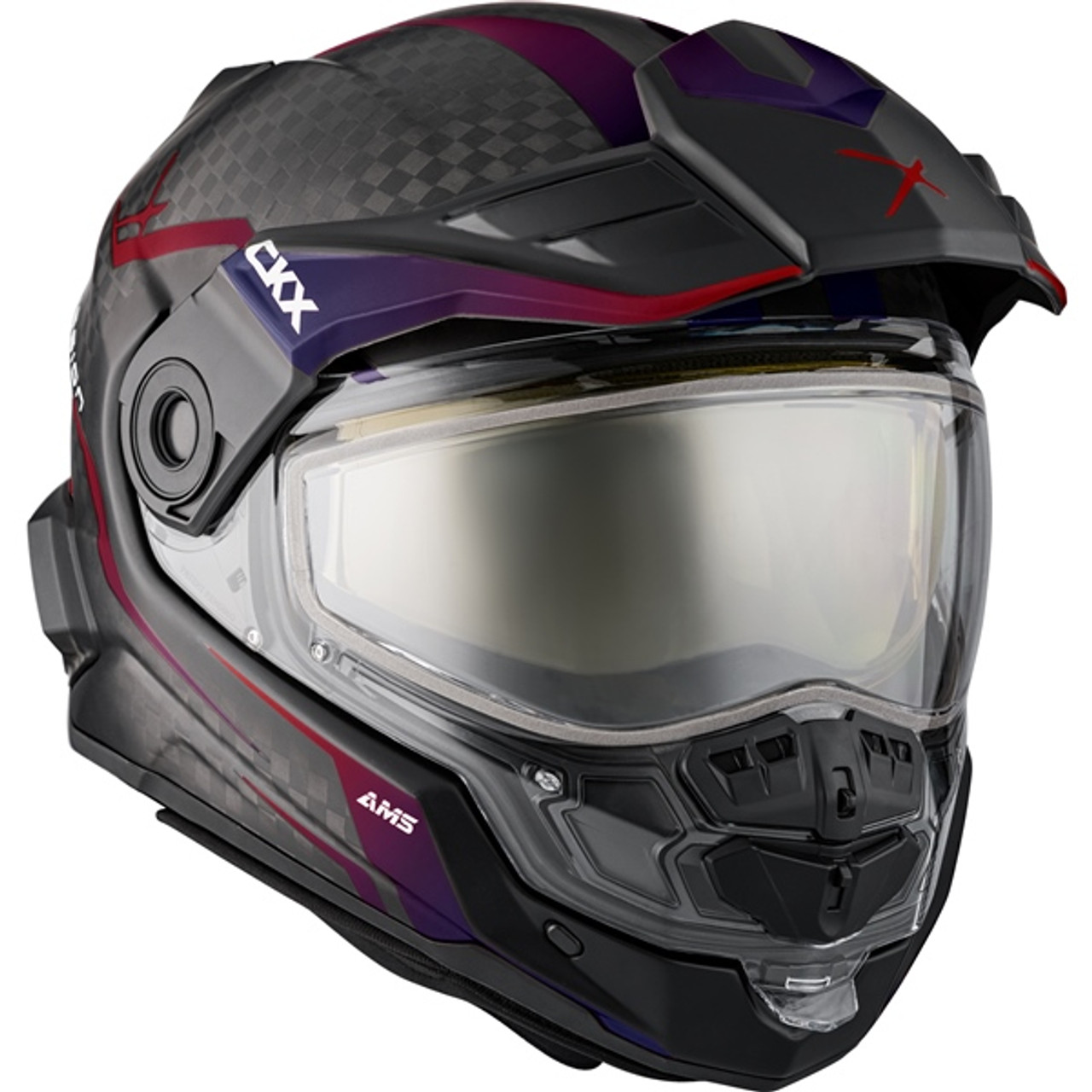 CKX Mission Free-Face Helmet - Carbon Fury - 2XL - 516986