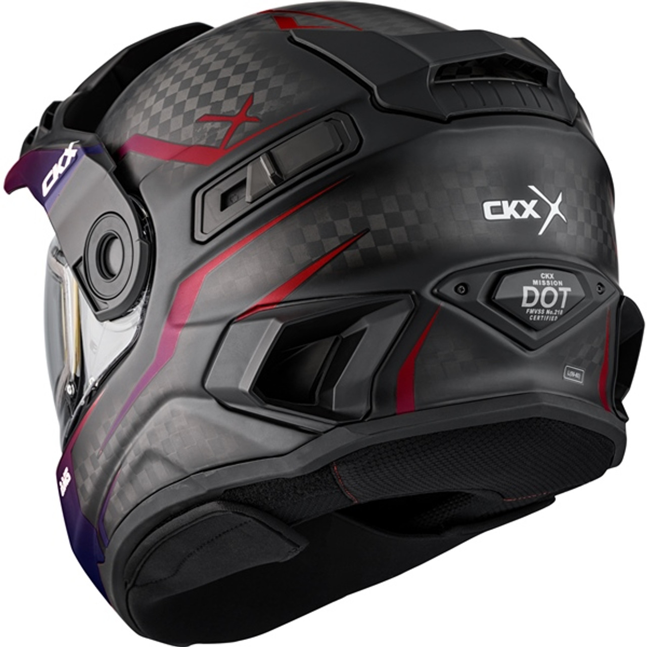 CKX Mission Free-Face Helmet - Carbon Fury - S - 516992