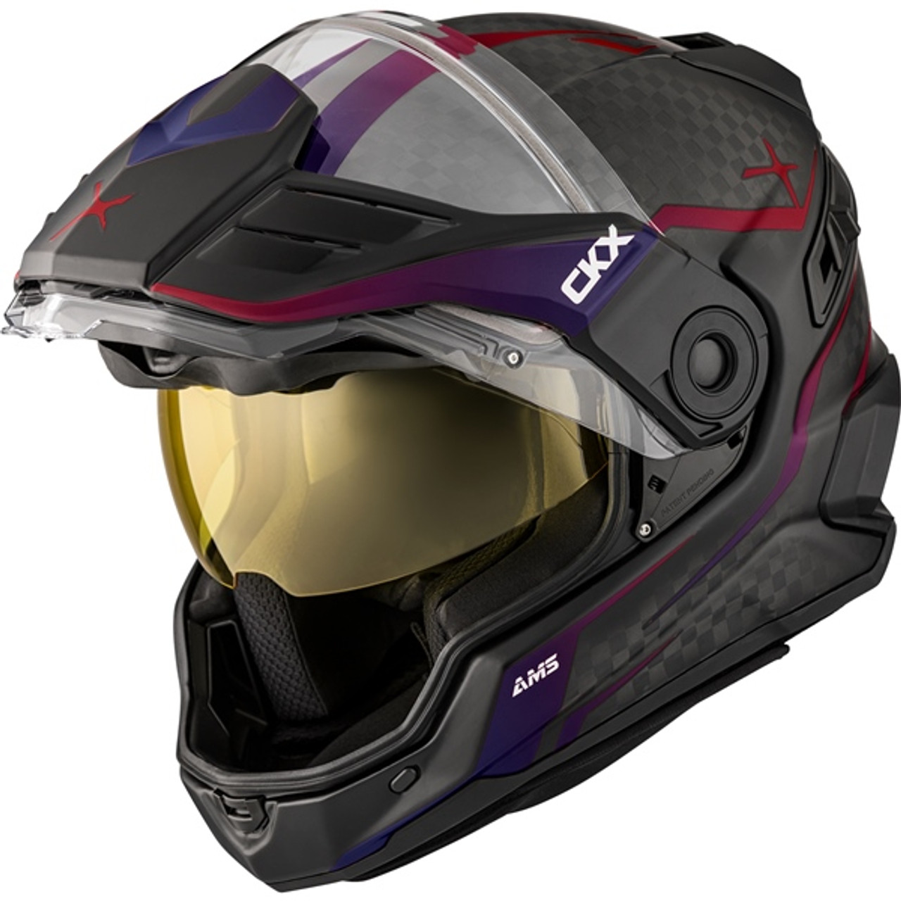 CKX Mission Free-Face Helmet - Carbon Fury - 2XL - 516996