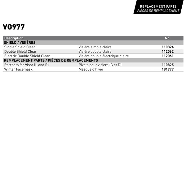 CKX VG977 Open-Face Helmet, Winter Solid - XL - 506745