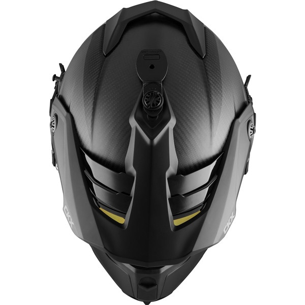 CKX Titan Original Carbon Helmet - Trail and Backcountry Solid - 210° Goggle Included - XL - 507255