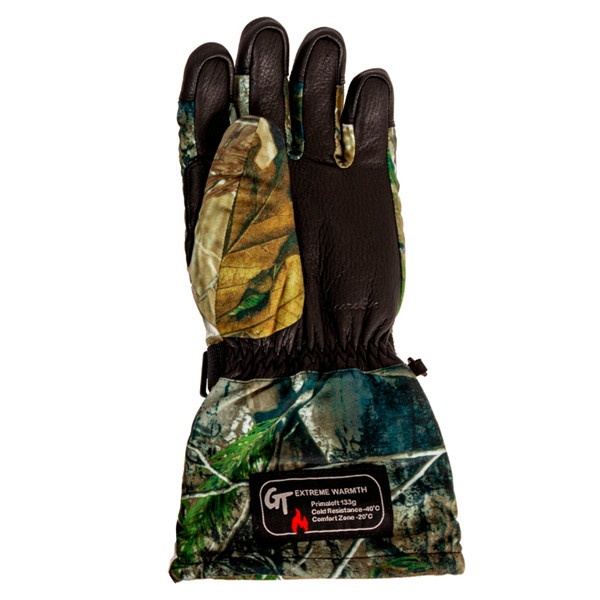 Green Trail Deer Leather Gloves Unisex - M - 149123