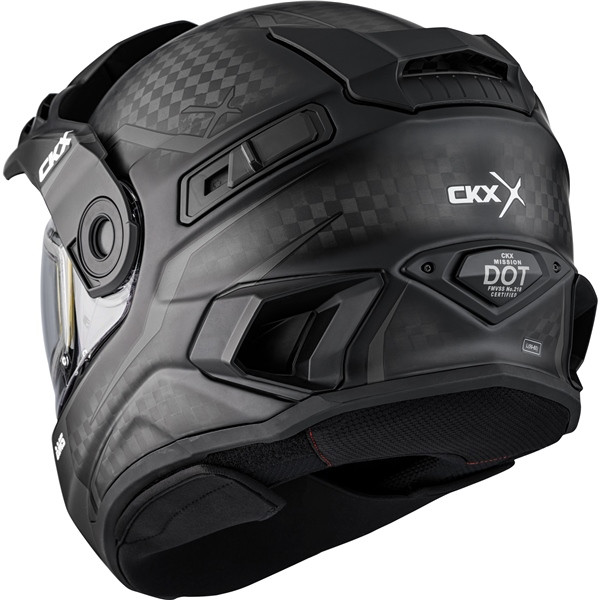 CKX Mission Free-Face Helmet - Carbon Fury - XS - 515491