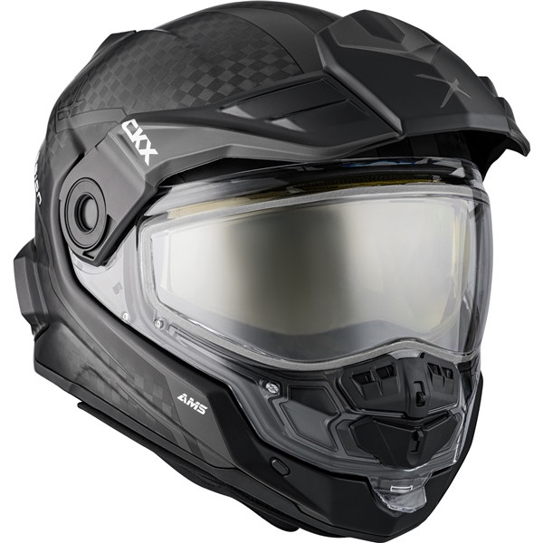 CKX Mission Free-Face Helmet - Carbon Fury - XS - 515521
