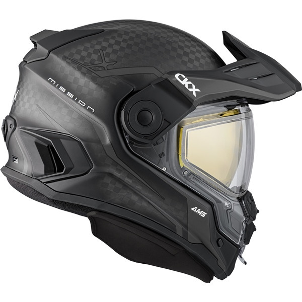 CKX Mission Free-Face Helmet - Carbon Fury - XS - 515521