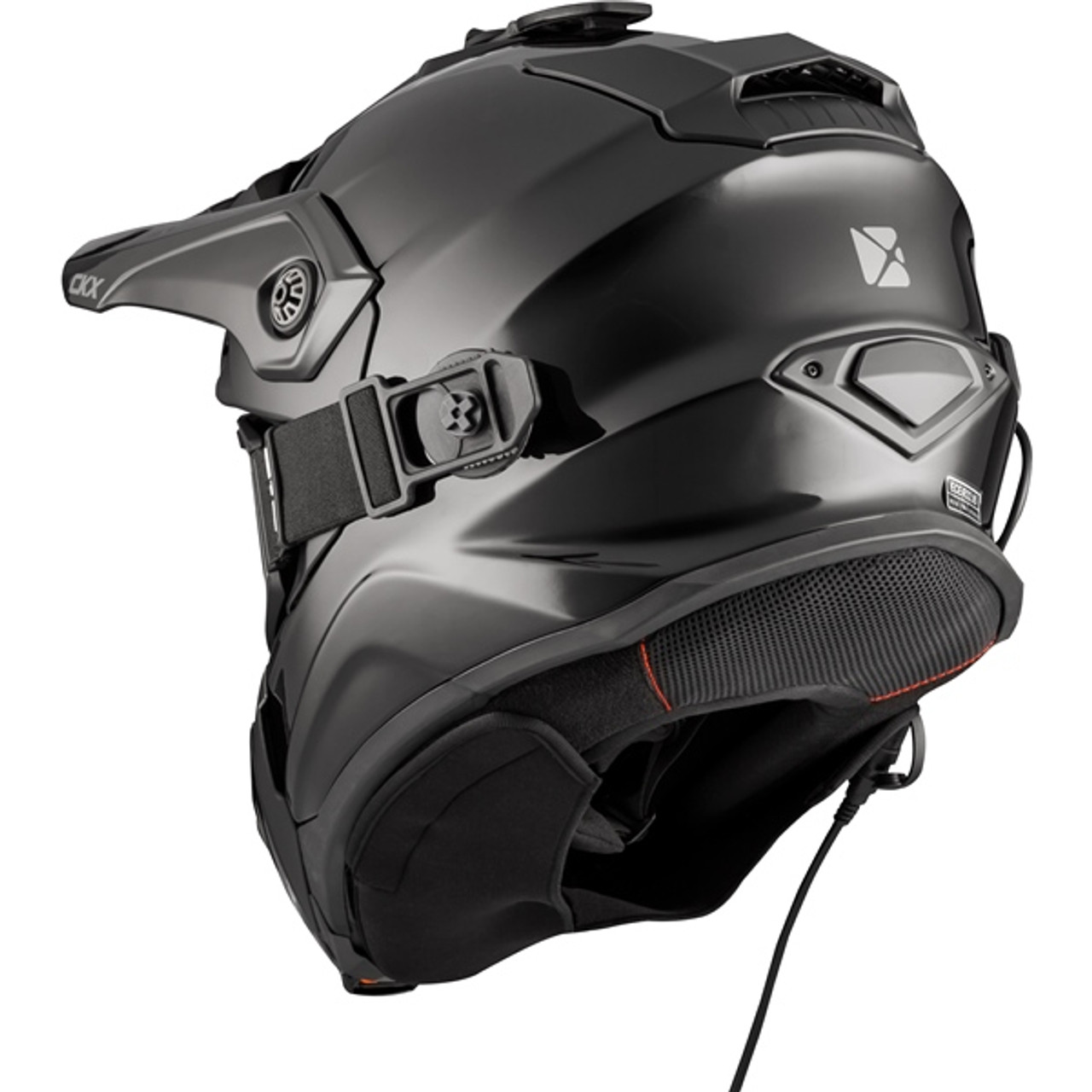 CKX Titan Original Electric Combo Helmet – Trail and Backcountry Solid - 210° Goggle Included - L - 509174