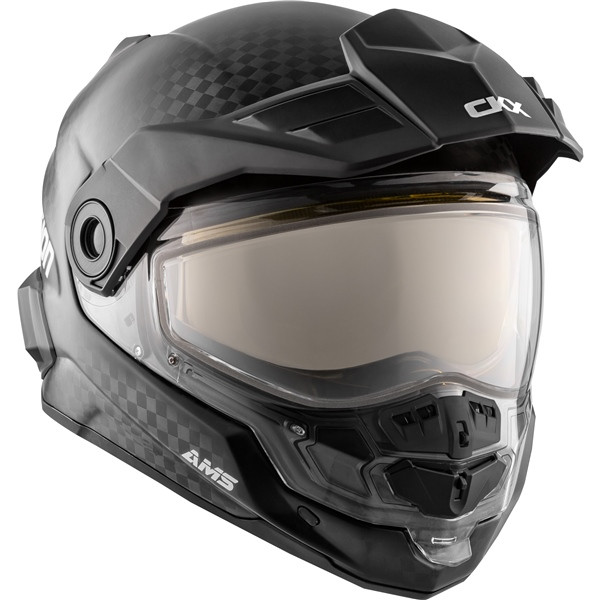 CKX Mission Free-Face Helmet - Carbon Solid - XS - 517471