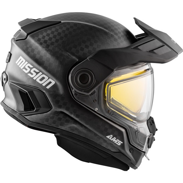 CKX Mission Free-Face Helmet - Carbon Solid - XL - 517475