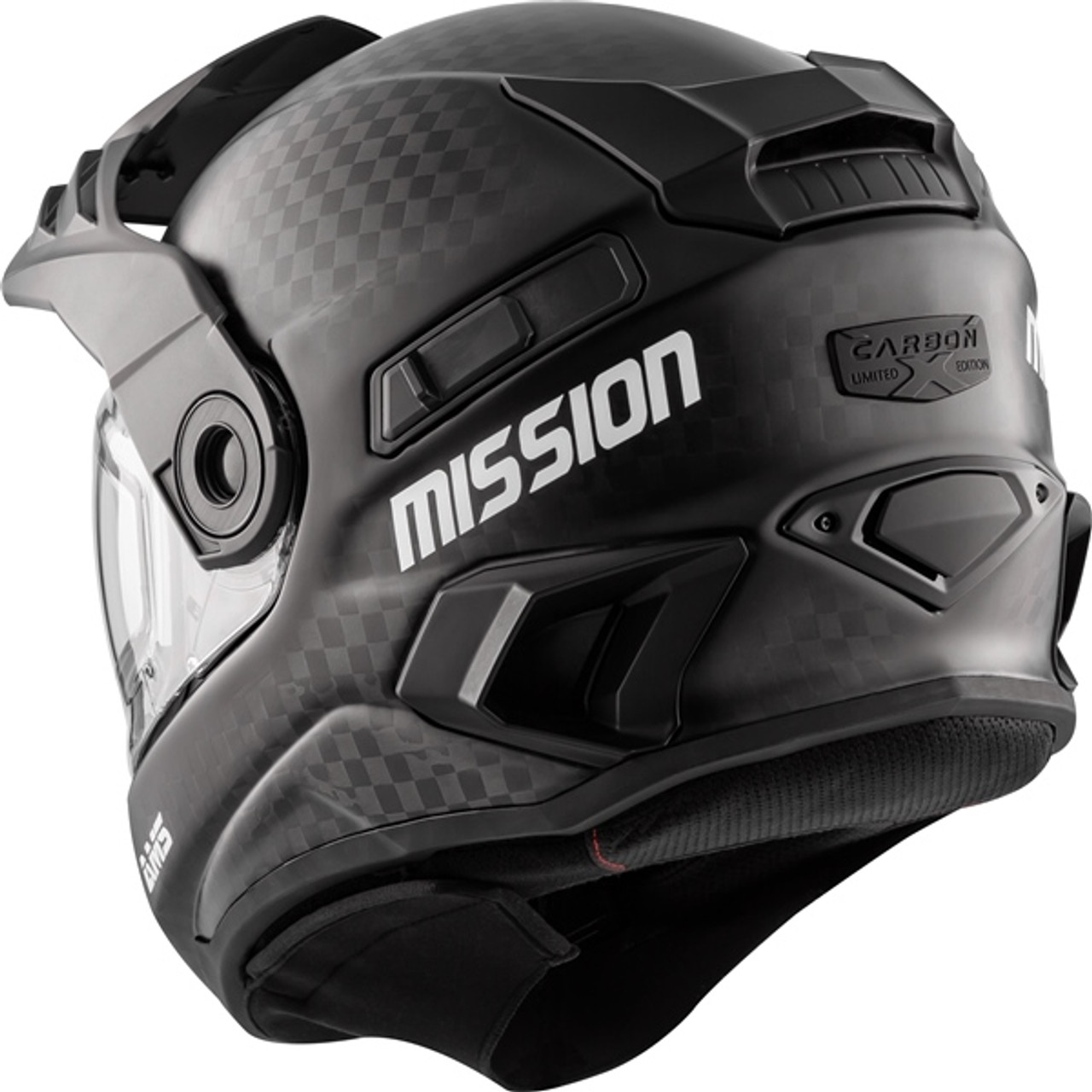 CKX Mission Free-Face Helmet - Carbon Solid - 2XL - 512366