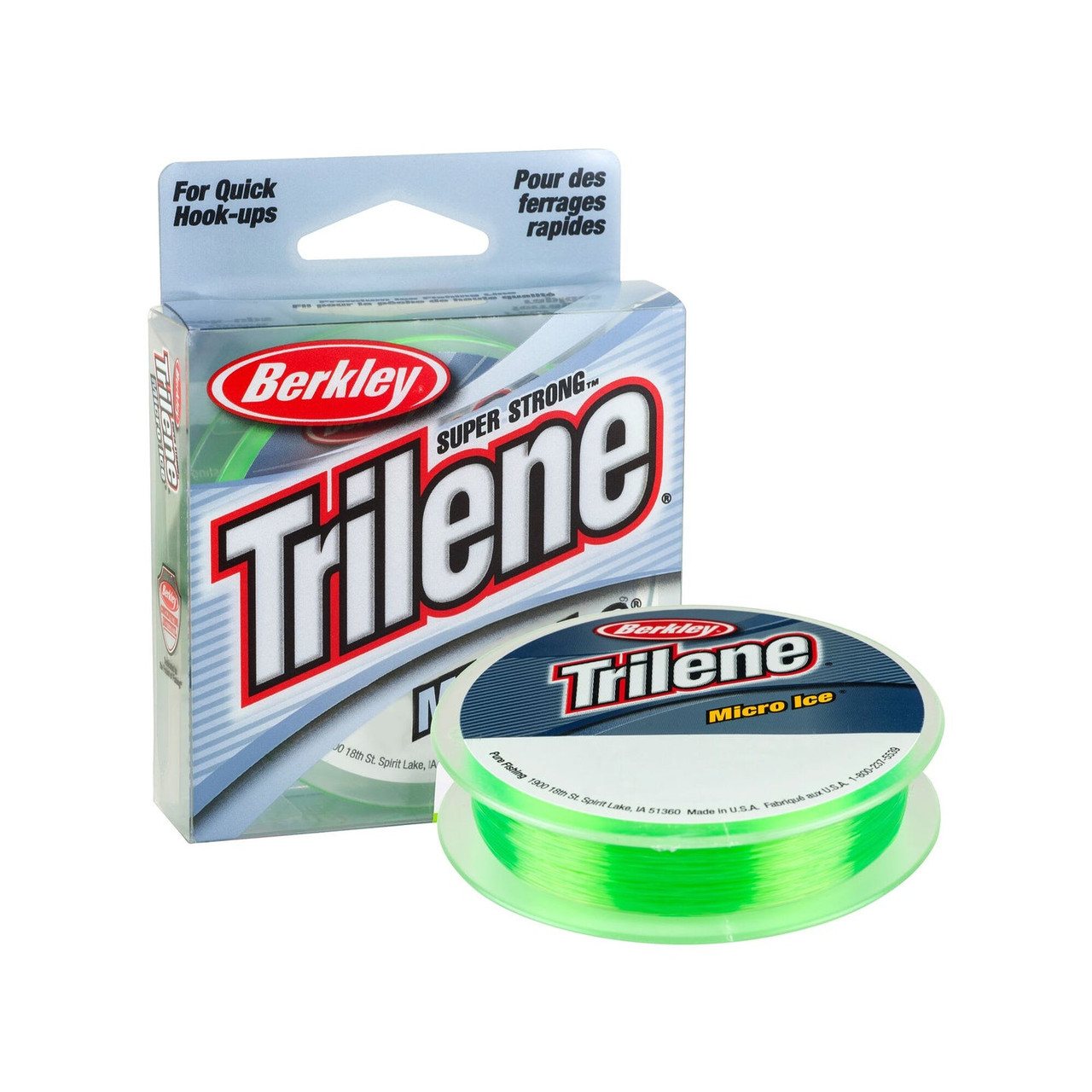 Berkley Trilene Micro Ice Mono Line 8Lb 110yd Solar