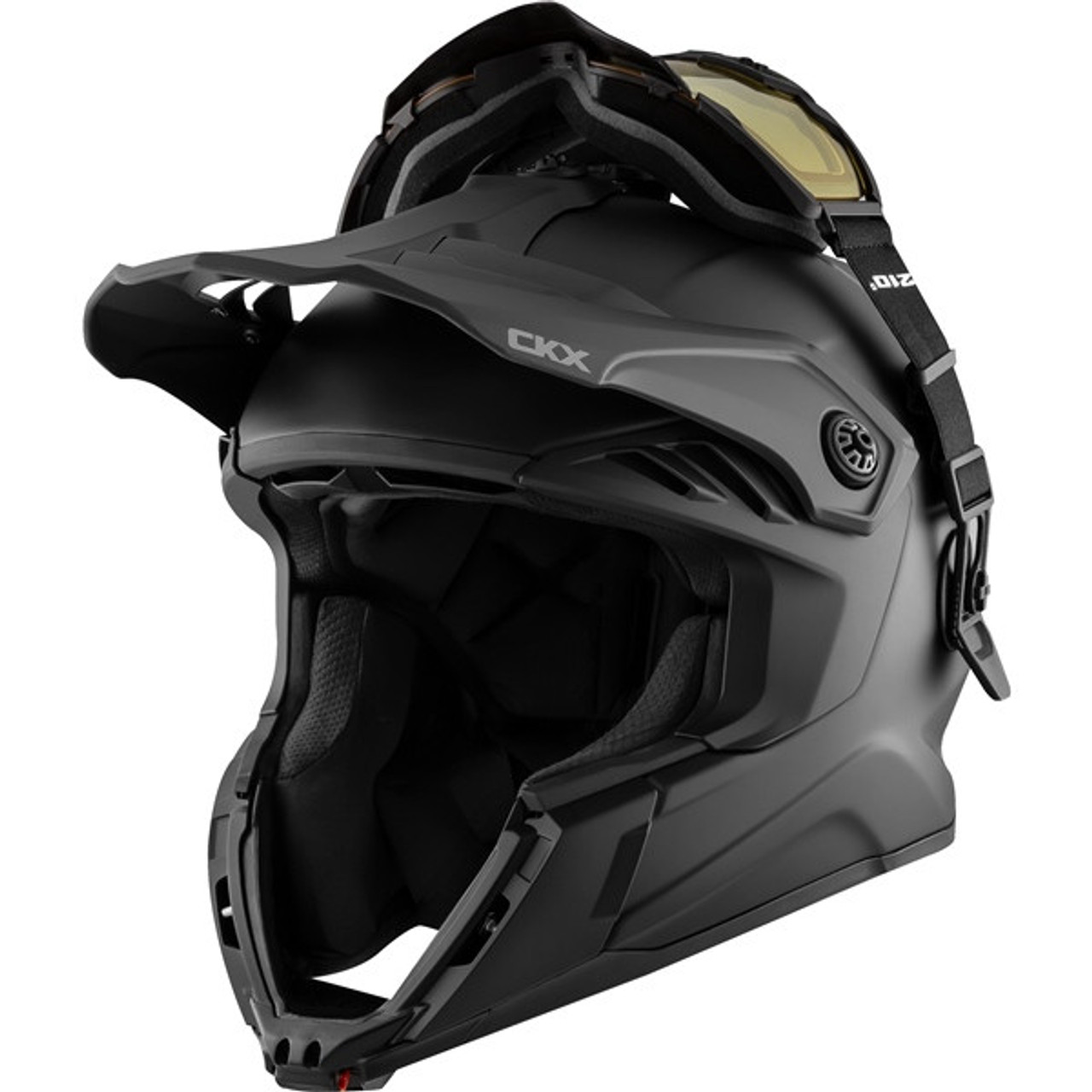 CKX Titan Air Flow Helmet - Backcountry Solid - Included 210° Goggles, Medium